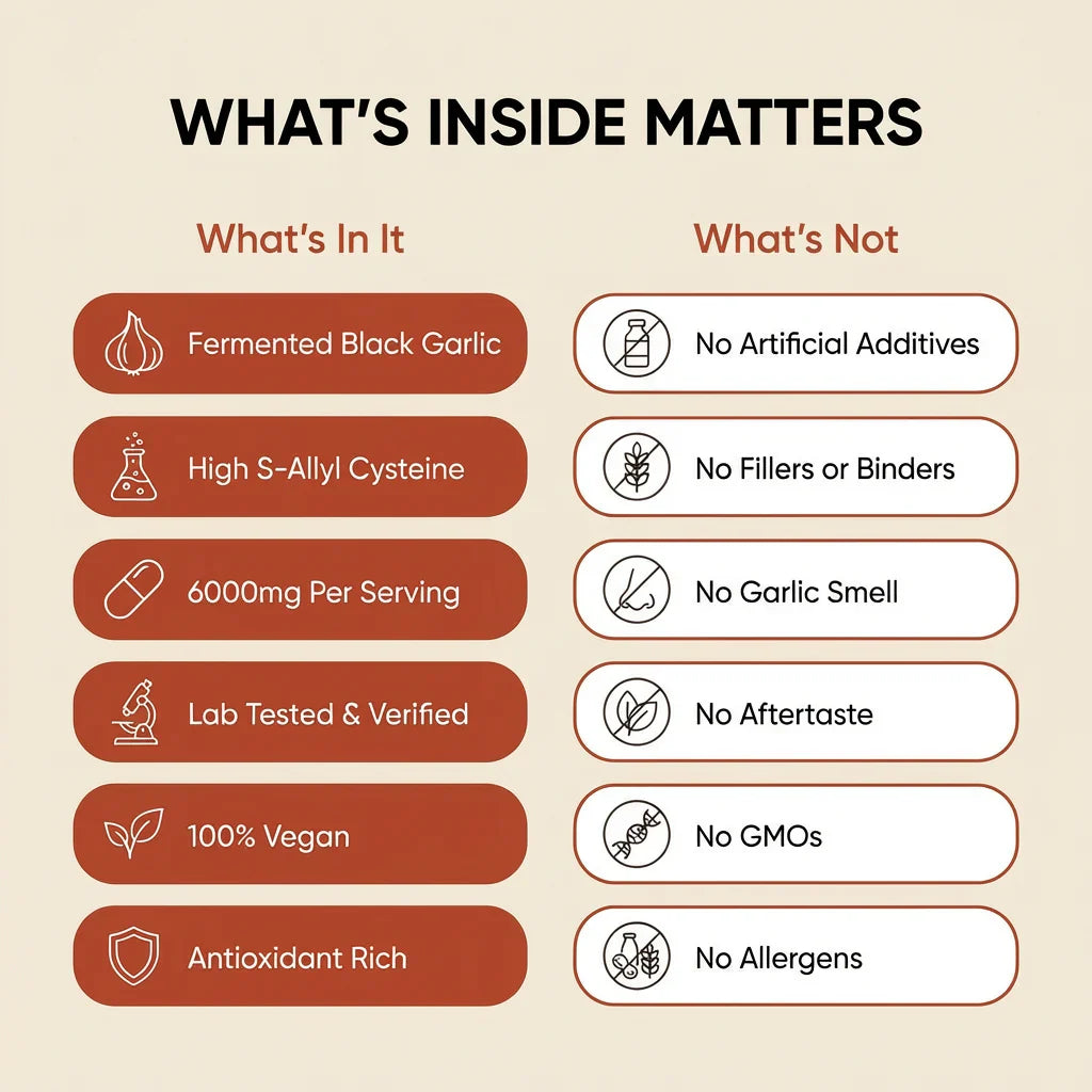 Black Aged Garlic Extract Softgels