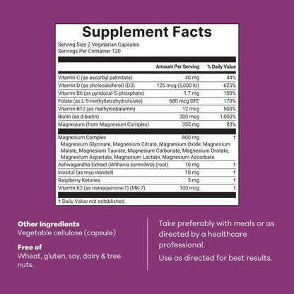 Magnesium Complex 20-in-1 for Women Daily Wellness