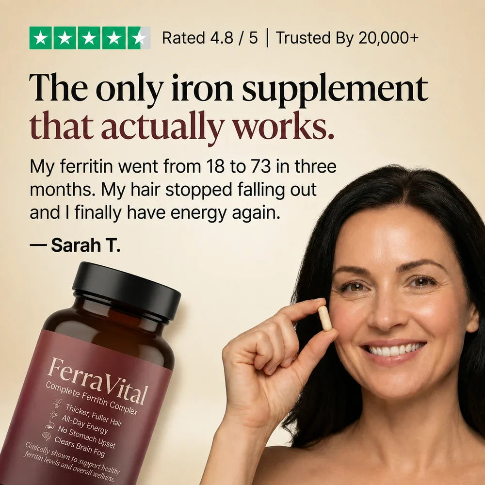 Ferritin Complex Supplement for Iron and Energy Support