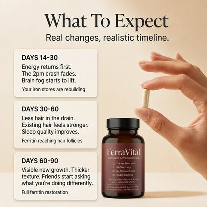 Ferritin Complex Supplement for Iron and Energy Support