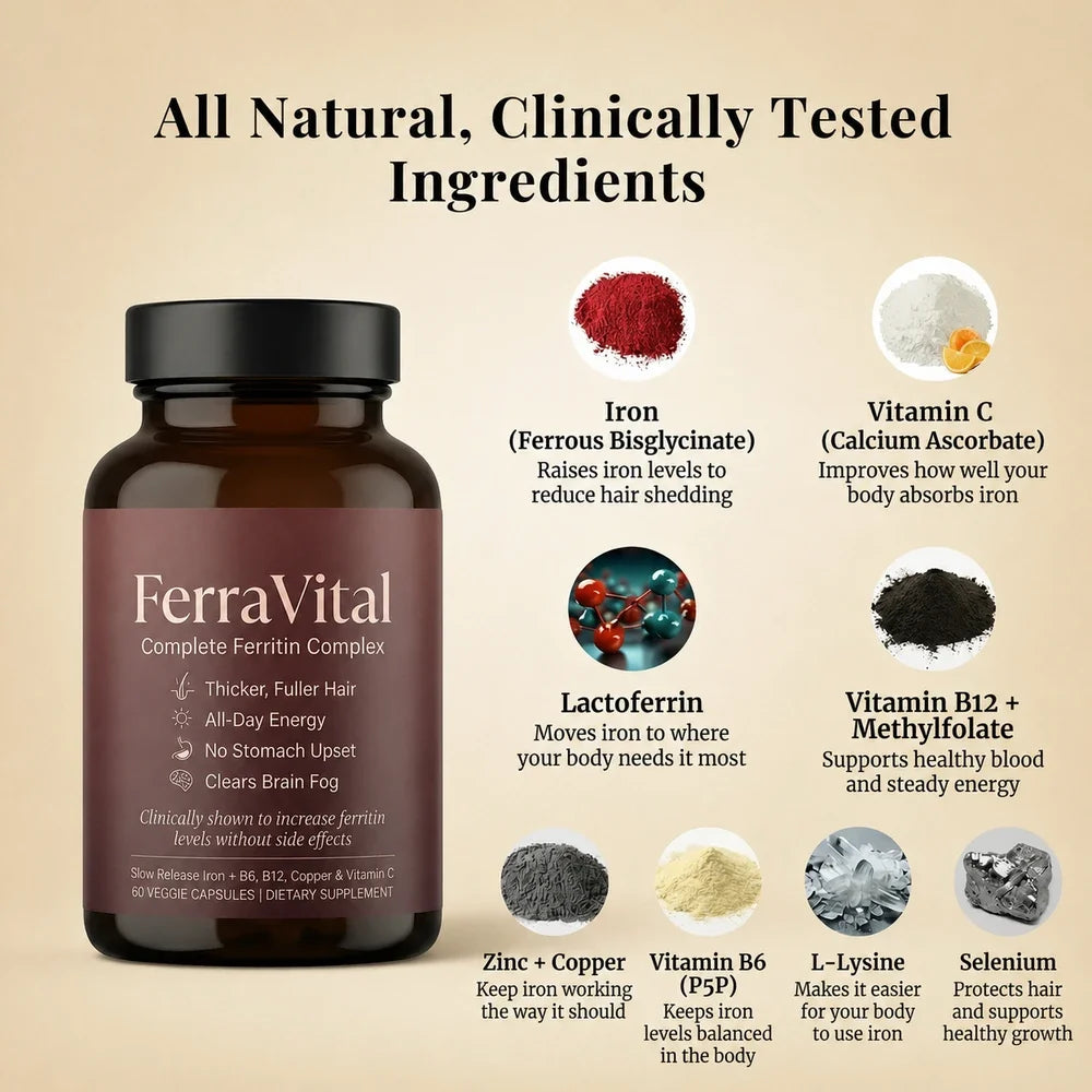 Ferritin Complex Supplement for Iron and Energy Support