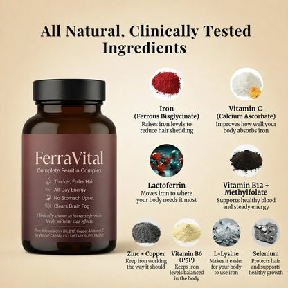 Ferritin Complex Supplement for Iron and Energy Support