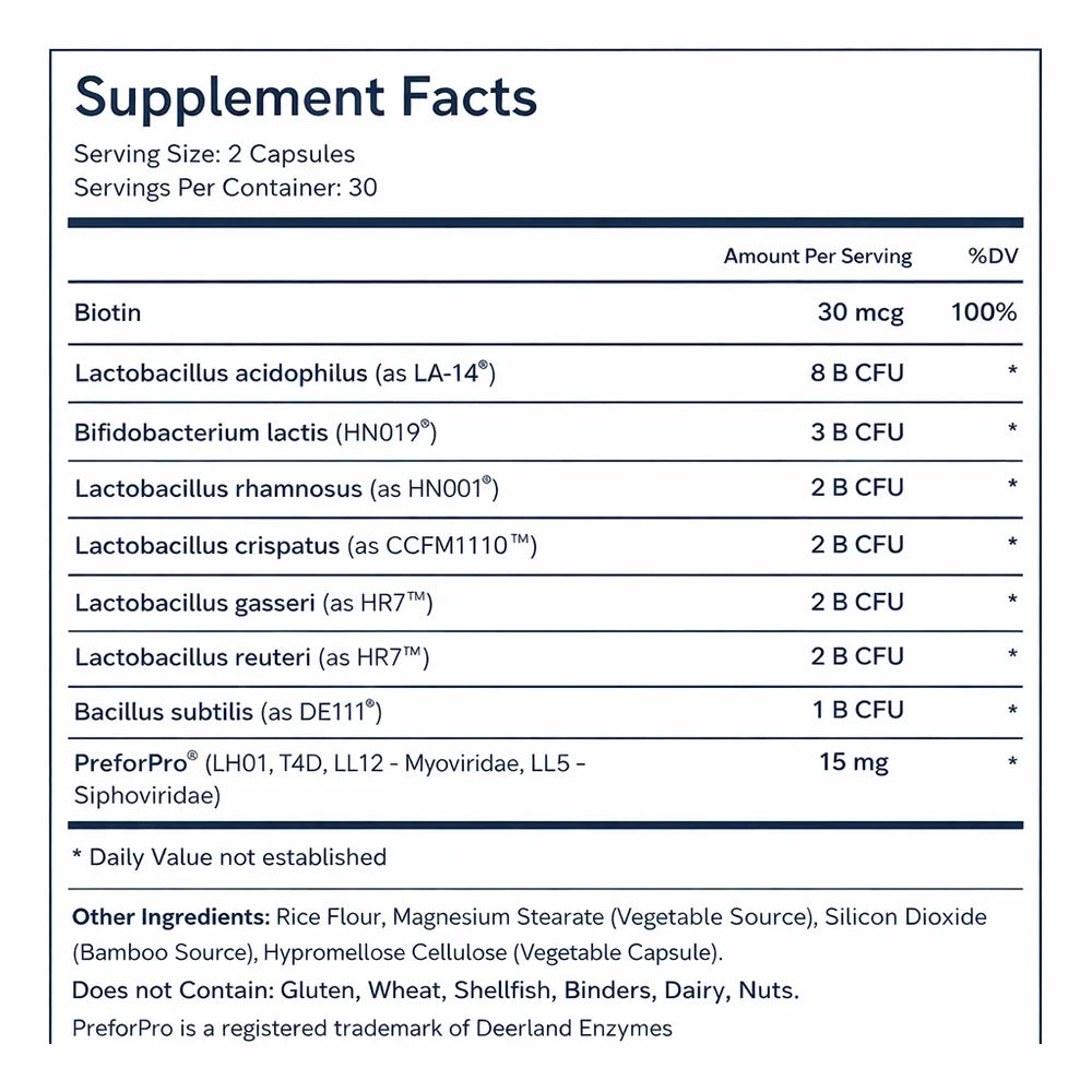 Vaginal Balance Prebiotic Plus Probiotic