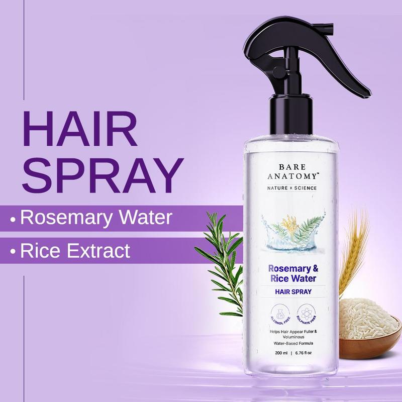Rosemary & Rice Water Hair Spray
