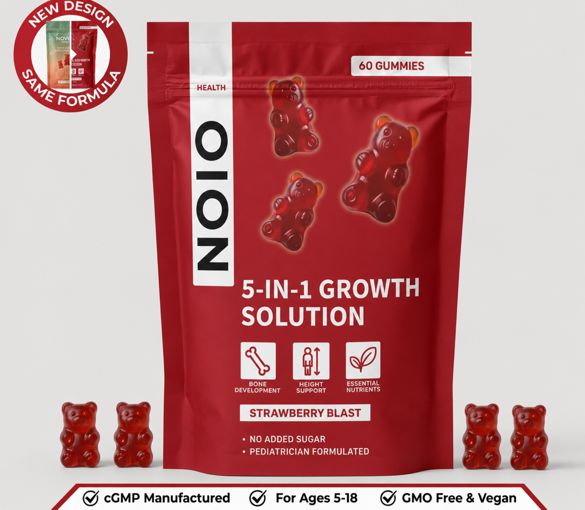 NOIO Health Growth Gummies