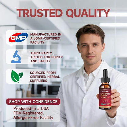 Cayenne Pepper Liquid Drops