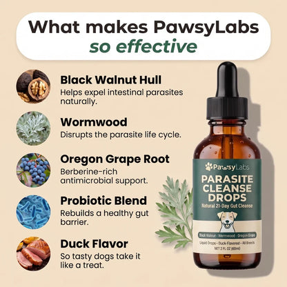 Parasite Cleanse Drops for Dogs