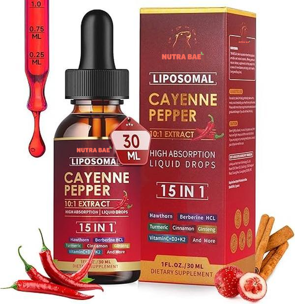 Cayenne Pepper Liquid Drops